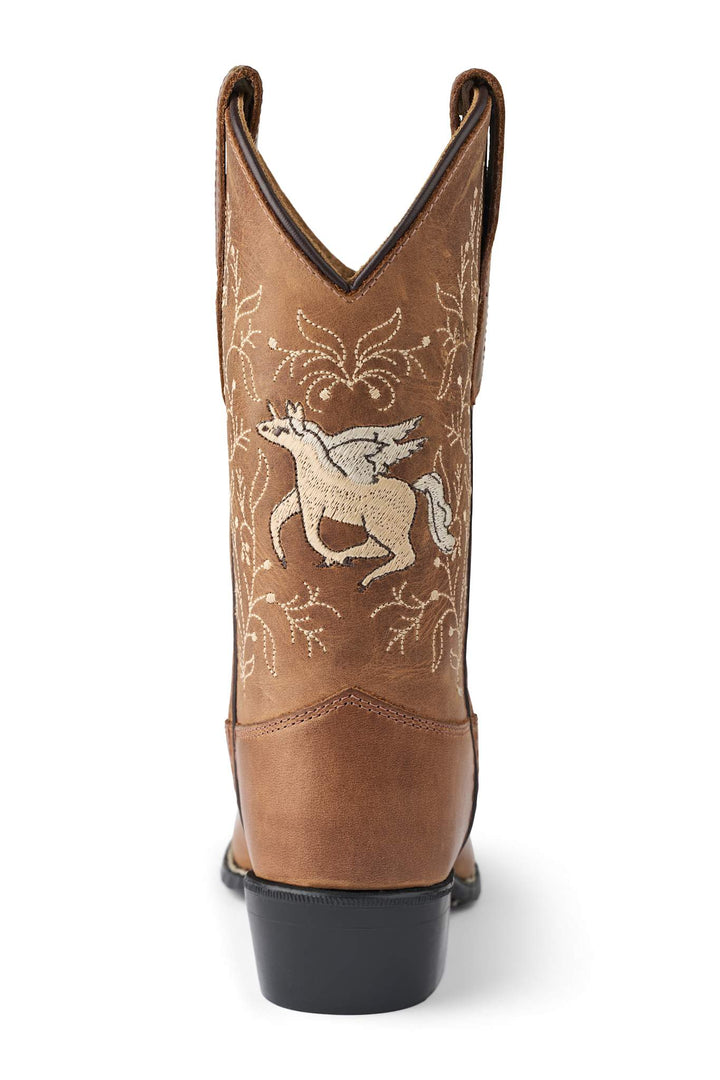 Unicorn Cowboy Boots - Cognac