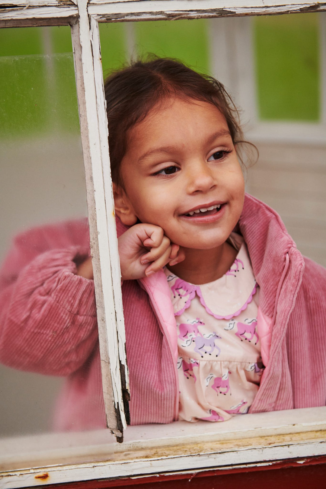 CORDUROY BUMPER JACKET - ROSE COMB