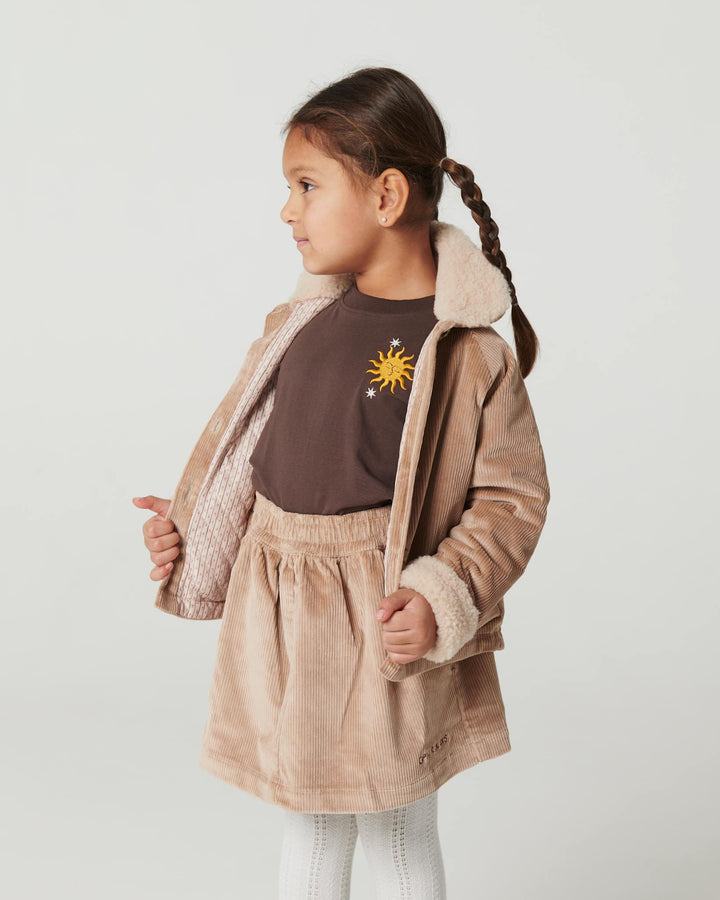 Corduroy Skirt - Beige