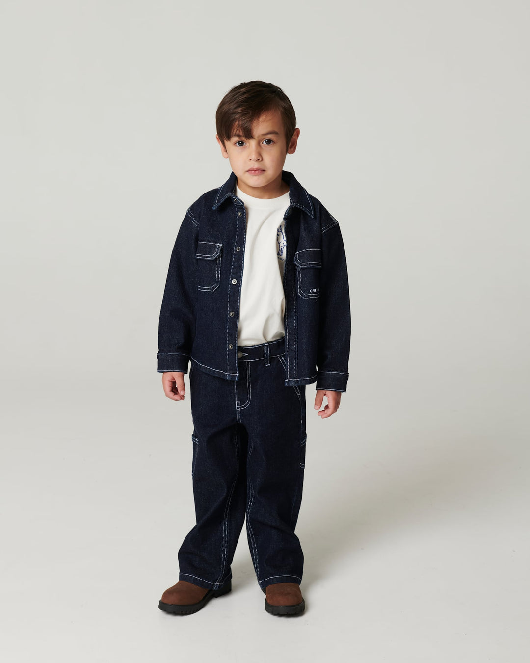 Organic Regular Denim Shirt - Raw Denim