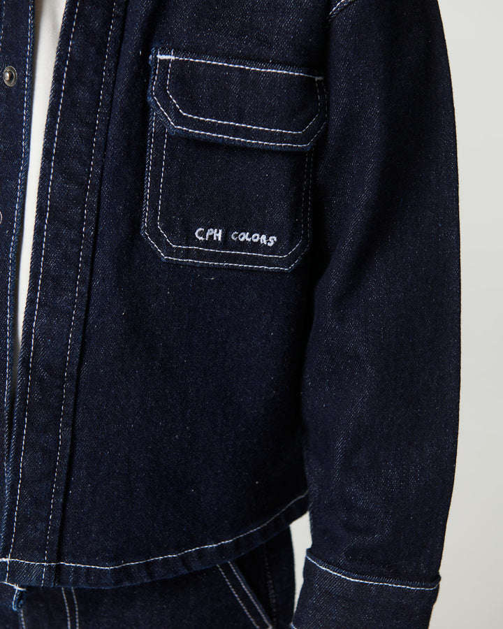 Organic Regular Denim Shirt - Raw Denim