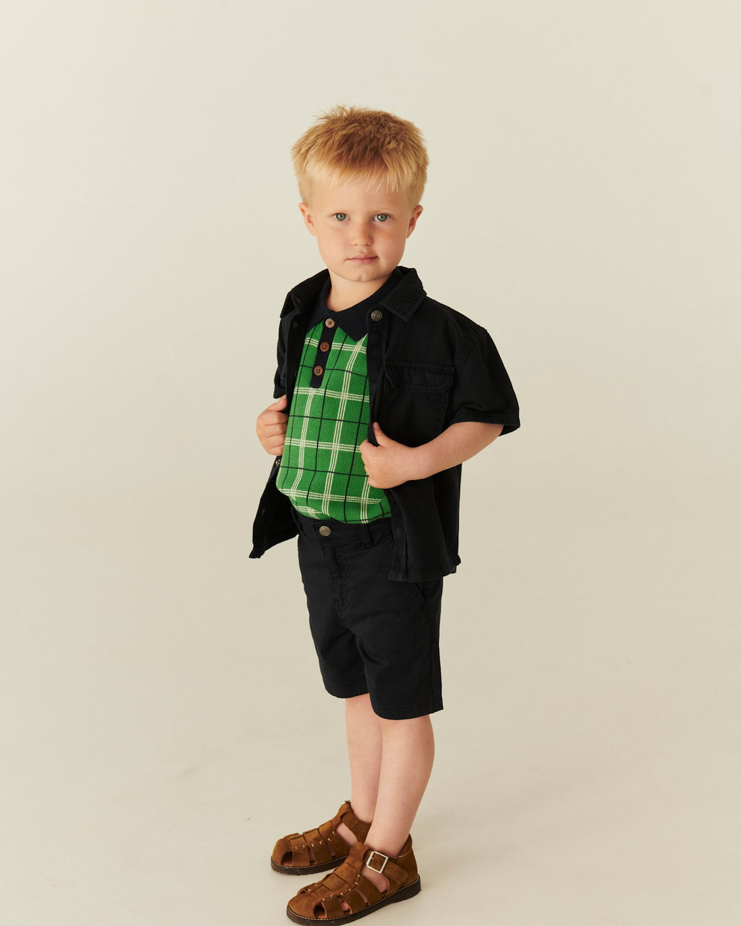 TWILL SHORTS W. CUFF - NAVY