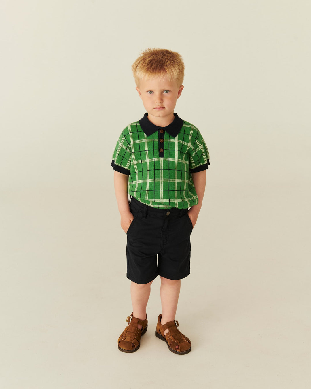 TWILL SHORTS W. CUFF - NAVY