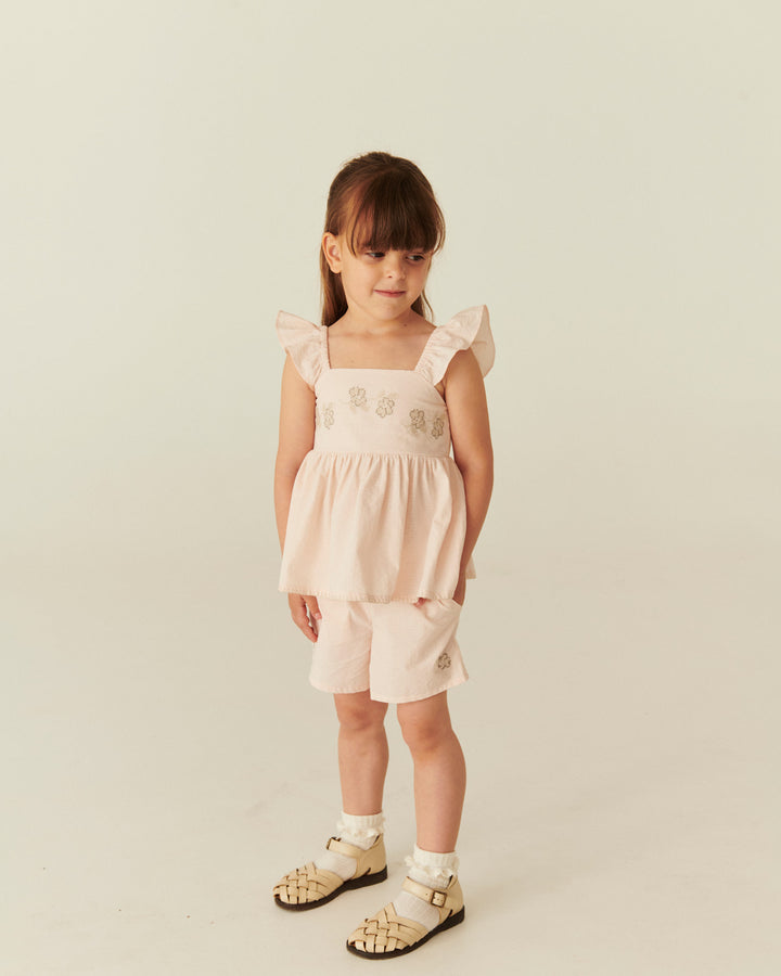 SUMMER SET W. EMB. - DUSTY ROSE COMB.