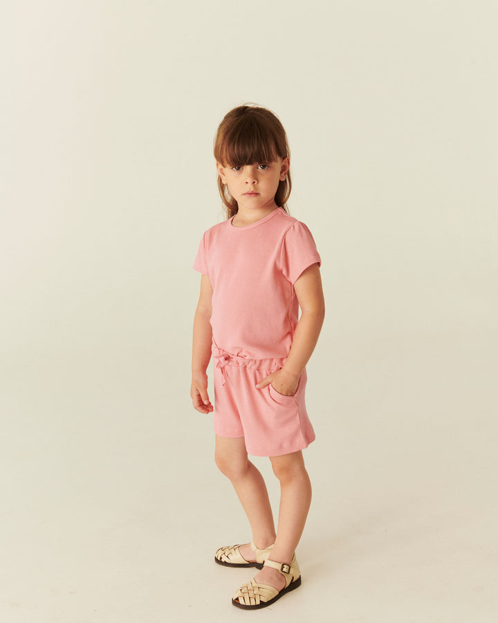 Modal Rib Shorts - Pink