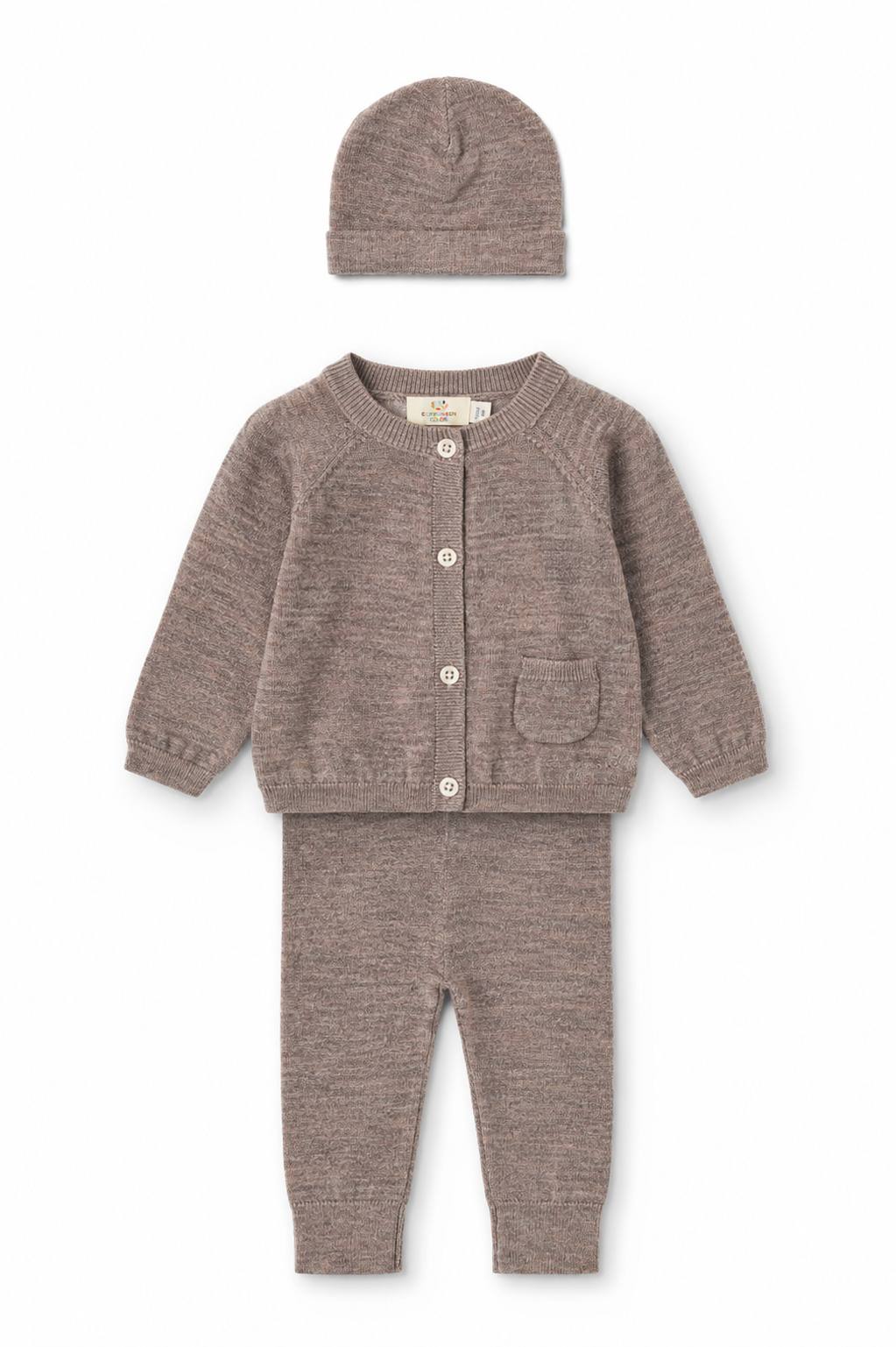 Classic Merino Baby Set - Natural Melange