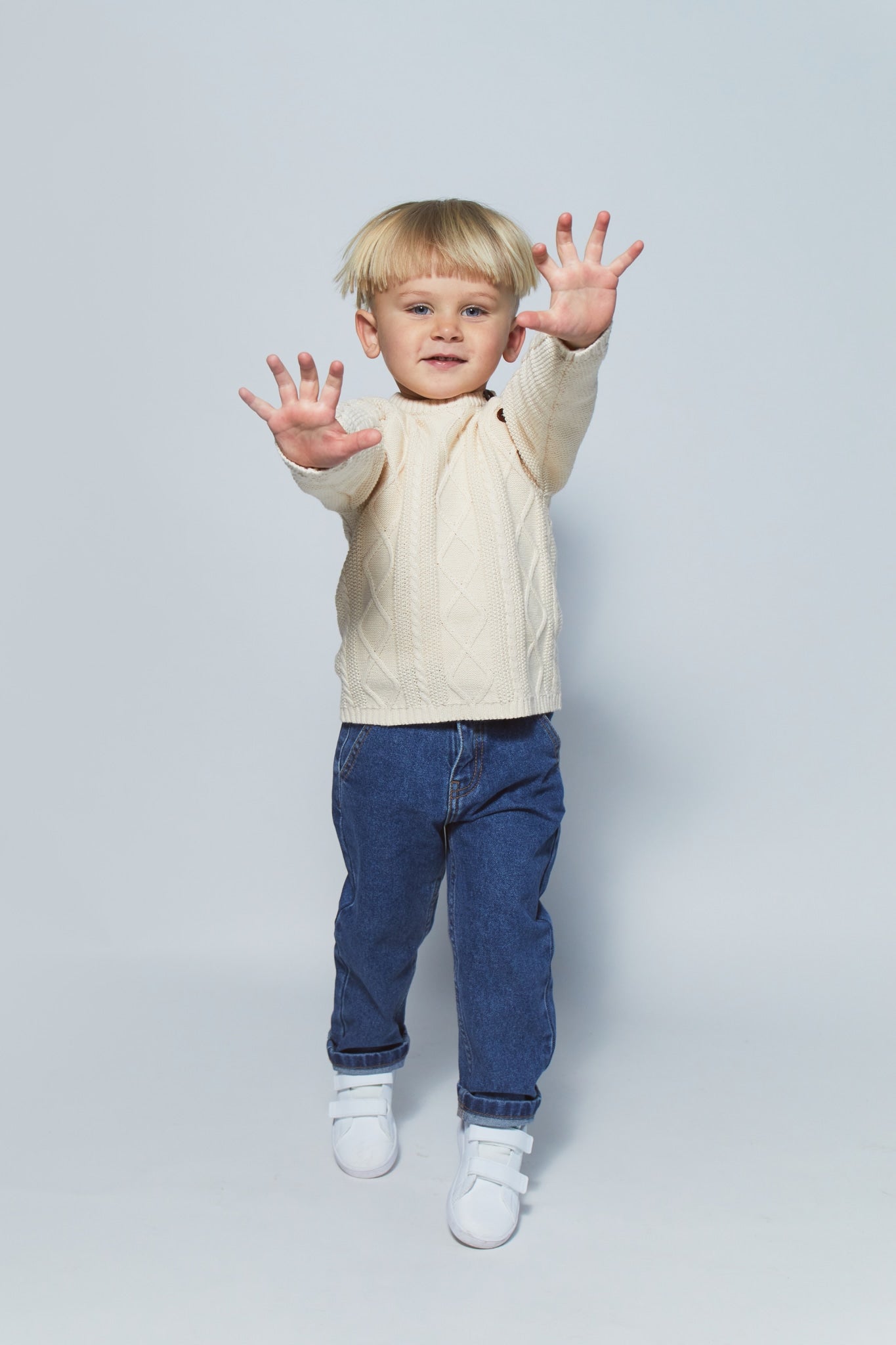 ORGANIC JUNIOR JEANS - REGULAR FIT - INDIGO BLUE WASHED