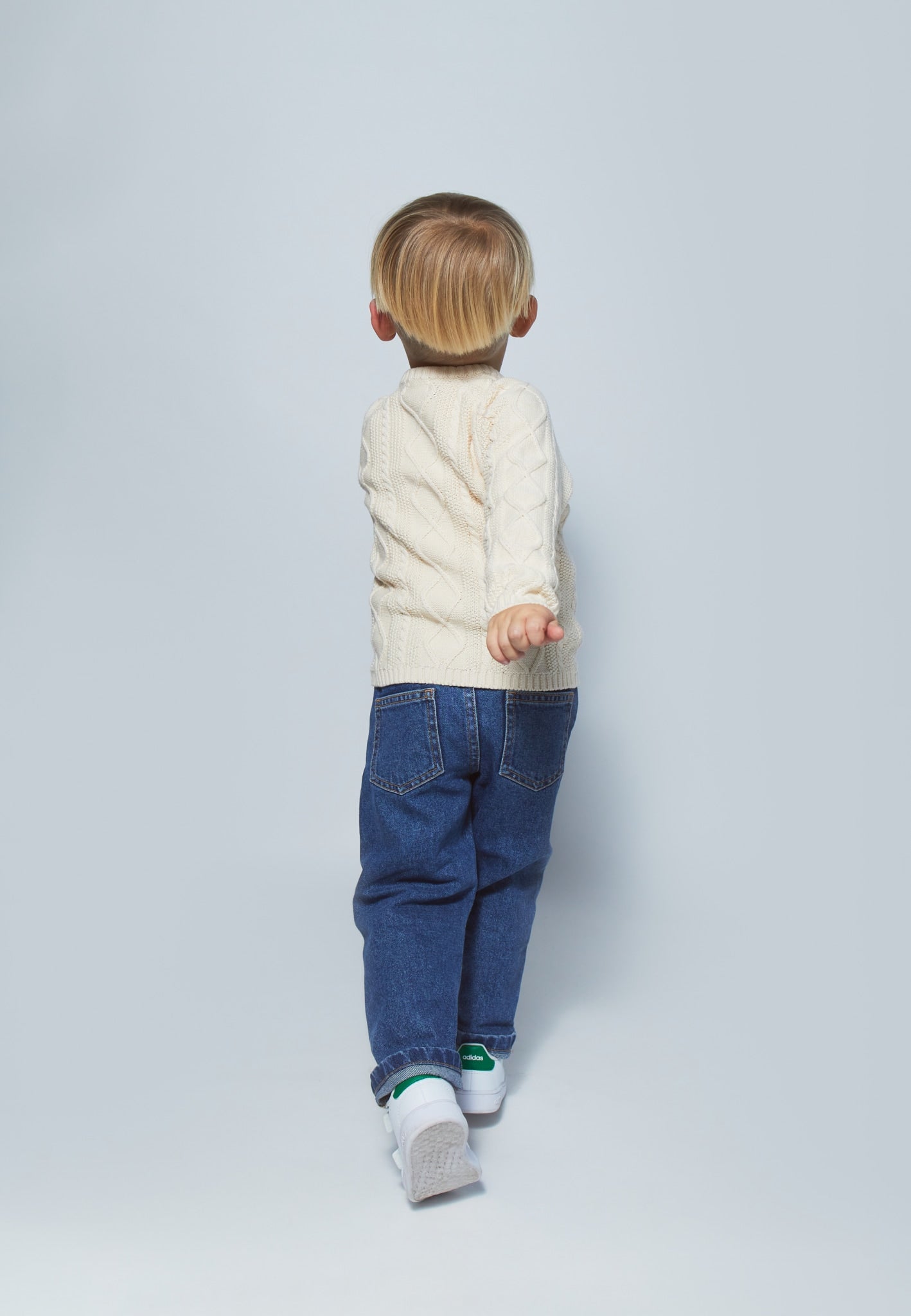 ORGANIC JUNIOR JEANS, REGULAR FIT - INDIGO BLUE WASHED