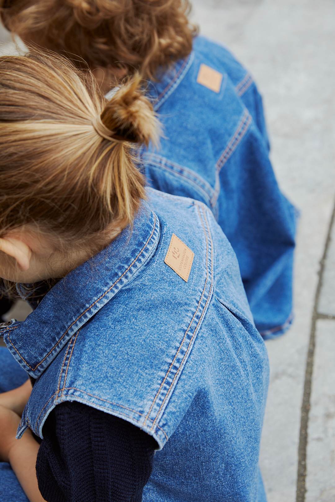 ORGANIC BOYISH DENIM VEST - INDIGO BLUE WASHED