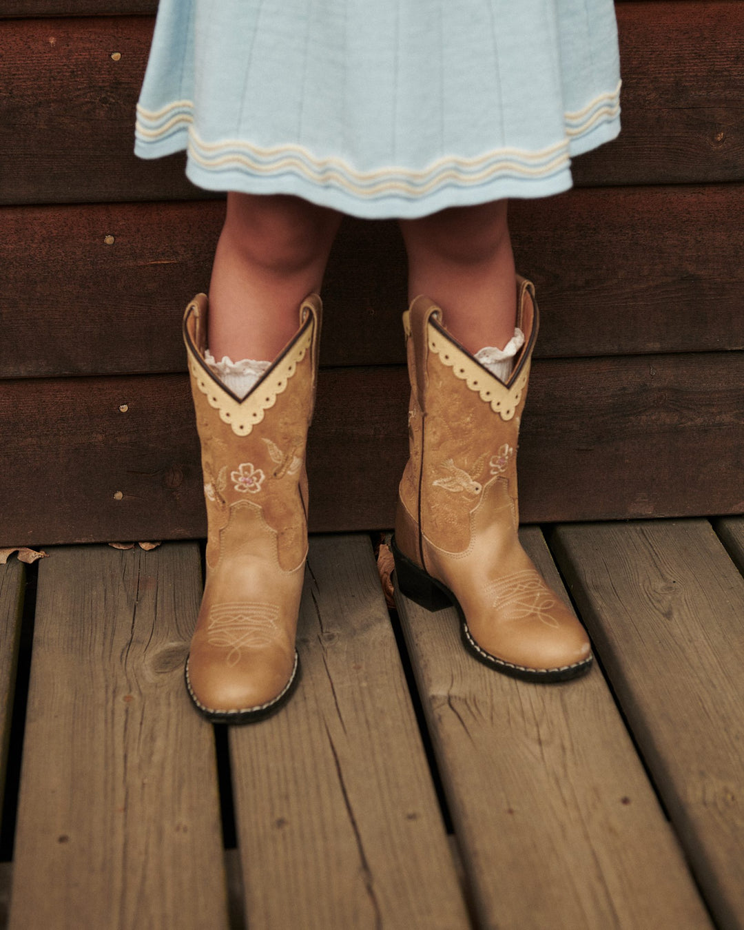 LIMITED COWBOY BOOTS HIGH - BEIGE SUEDE - BEIGE SUEDE
