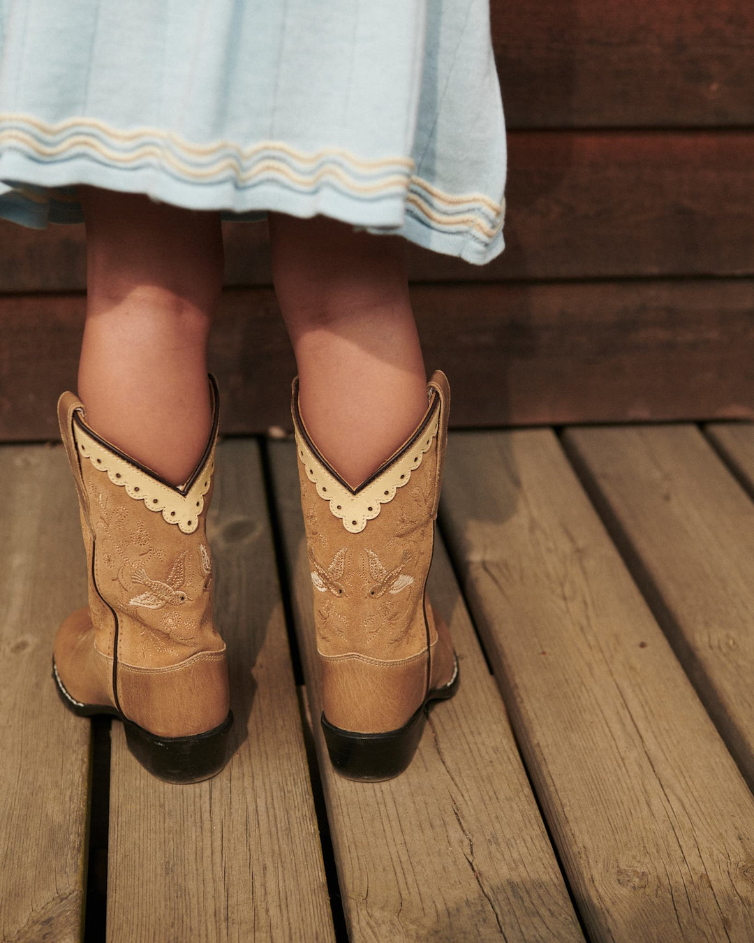 LIMITED COWBOY BOOTS HIGH - BEIGE SUEDE - BEIGE SUEDE