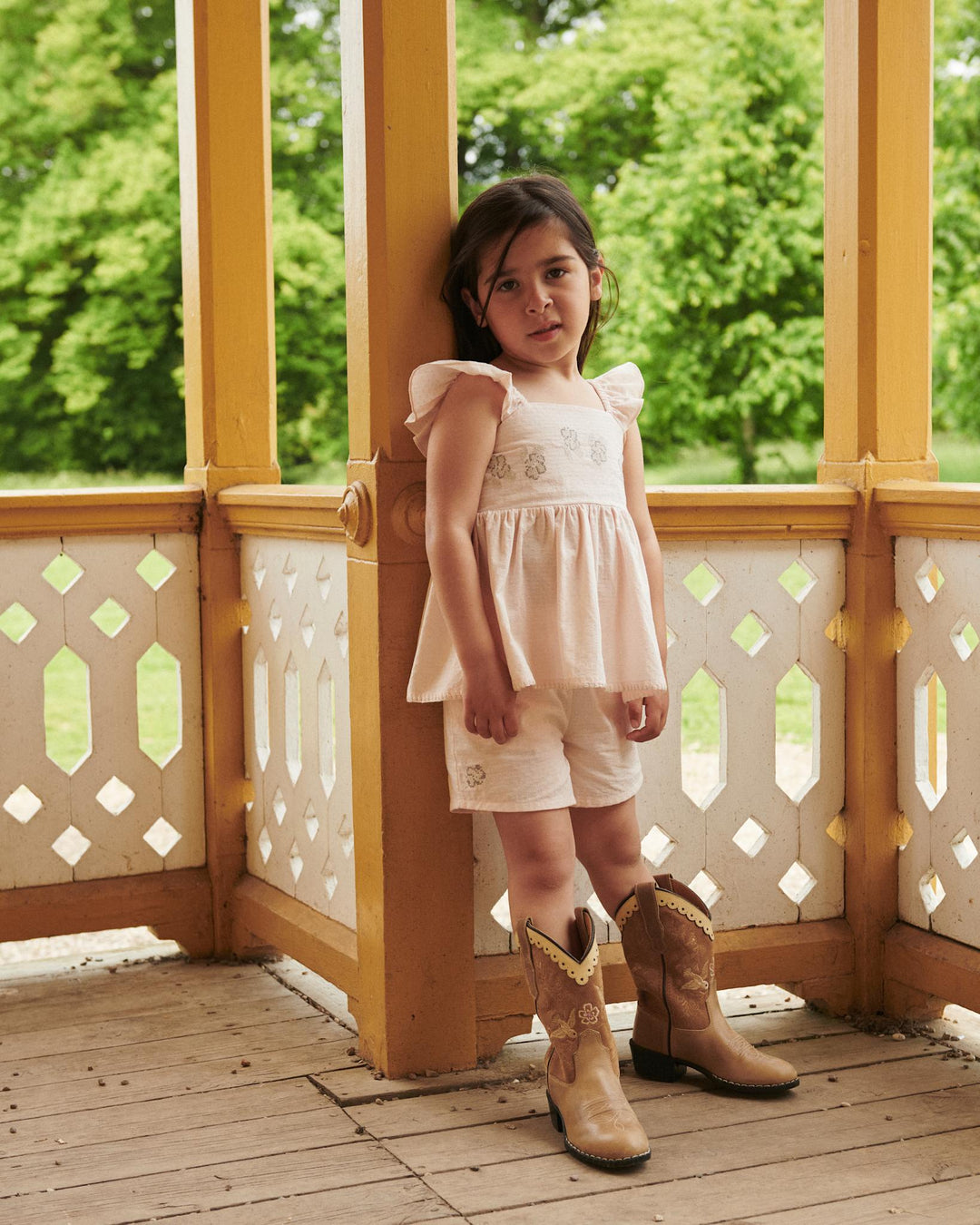 SUMMER SET W. EMB. - DUSTY ROSE COMB.