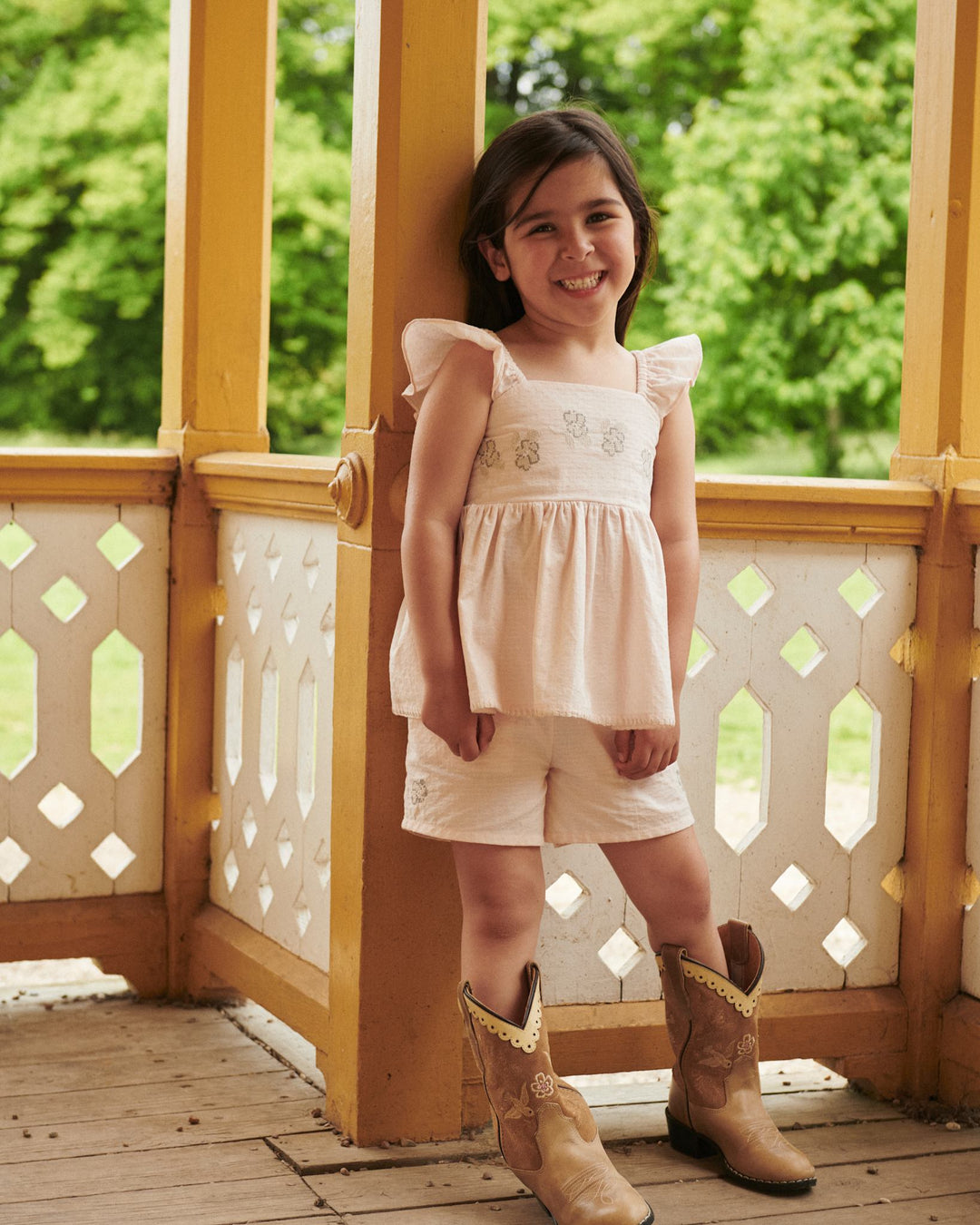 SUMMER SET W. EMB. - DUSTY ROSE COMB.