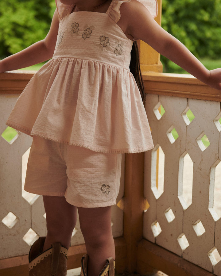 SUMMER SET W. EMB. - DUSTY ROSE COMB.