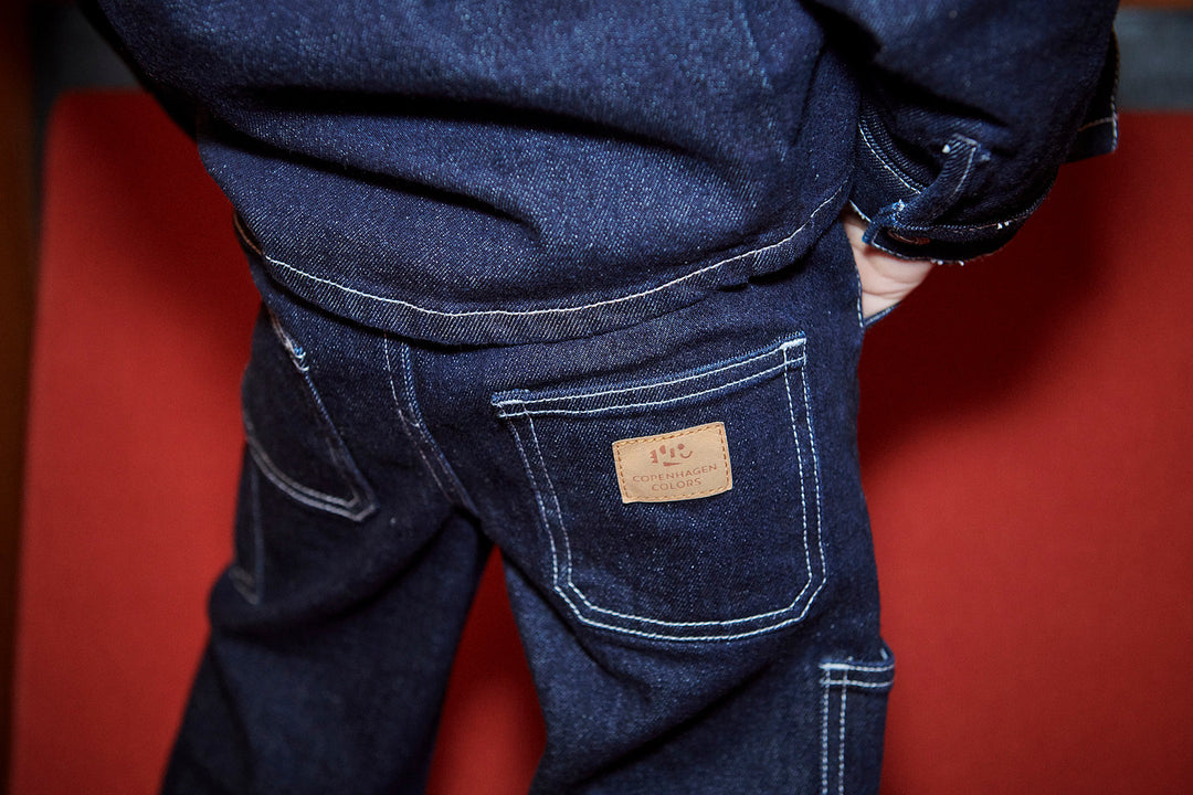 Denim Cargo Pants - Raw Denim
