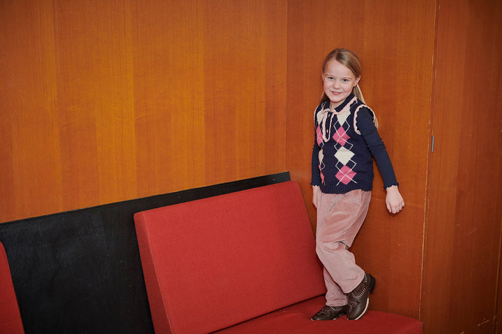 Corduroy Pant W. Adj. Waist - WINTER ROSE