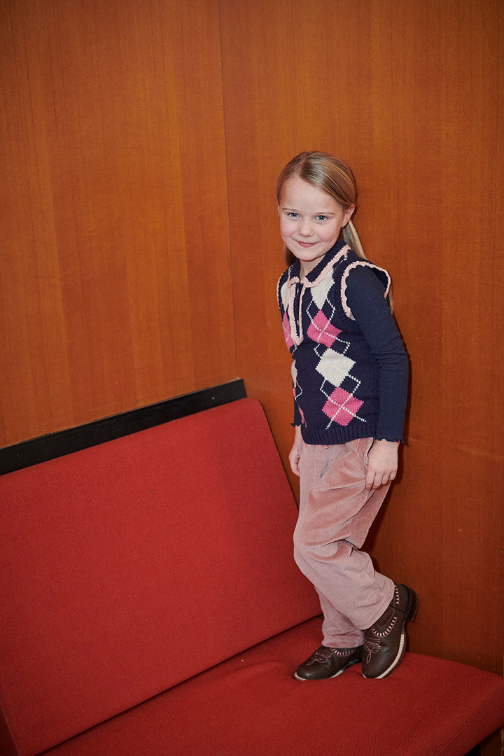 Corduroy Pant W. Adj. Waist - WINTER ROSE