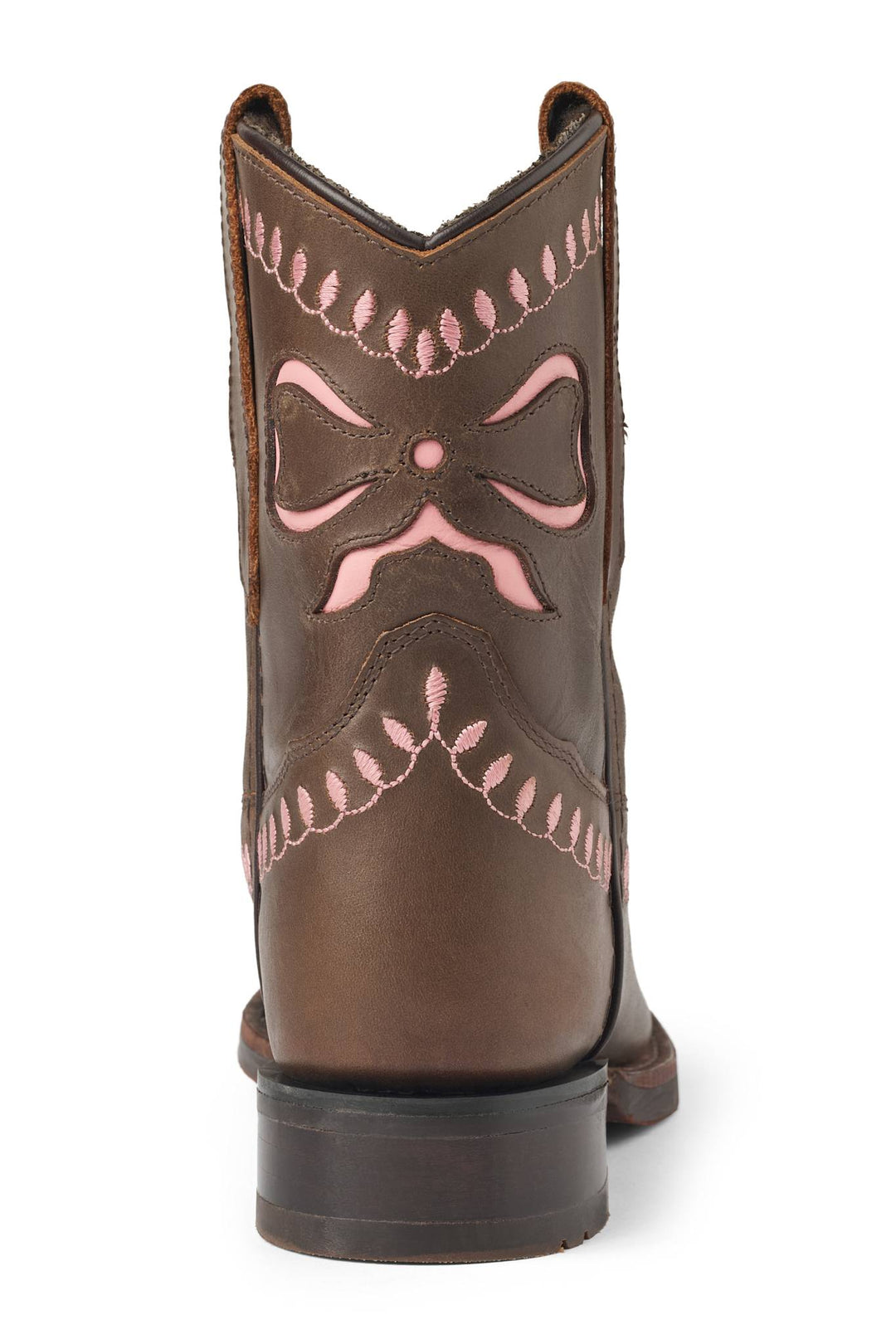 Bow Boot w. Warm Lining - Low - Dk. Brown