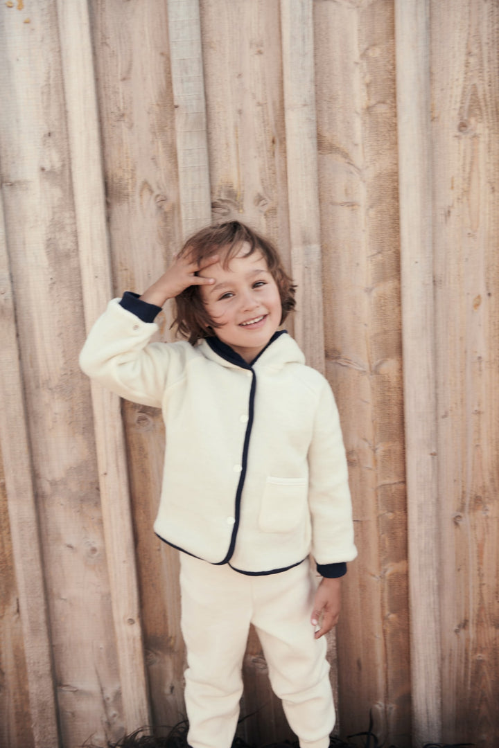 MERINO WOOL PANTS - NATURAL