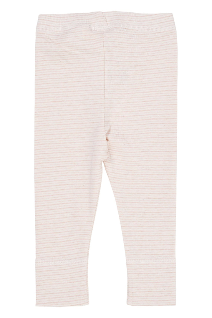 STRIPED LEGGINGS - SOFT PINK STRIPE