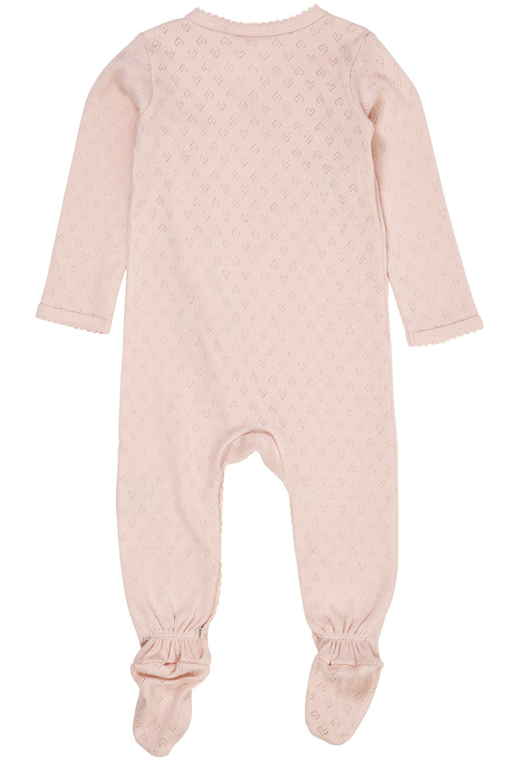 POINTELLE CROSS-OVER FULL BODY - DUSTY ROSE