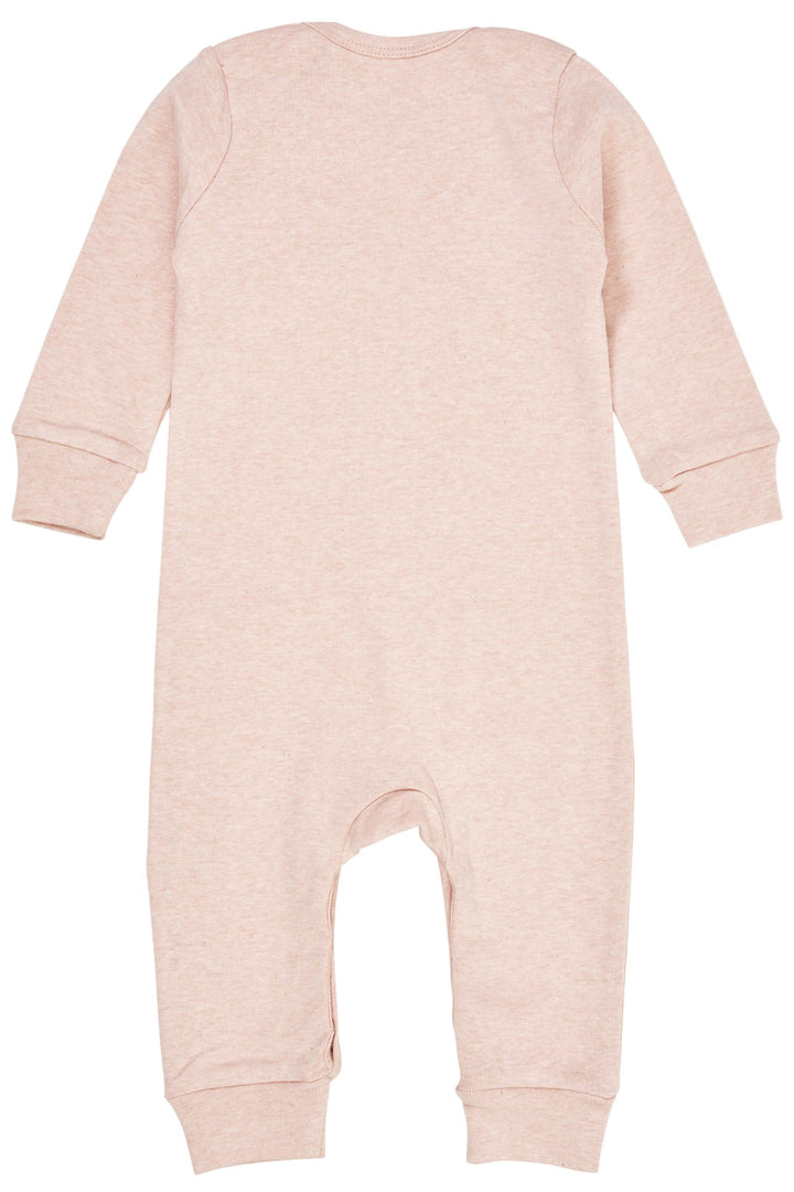 MELANGE FULL BODY ROMPER - OLD ROSE MELANGE