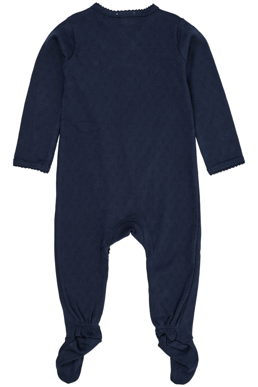 POINTELLE CROSS-OVER FULL BODY - NAVY