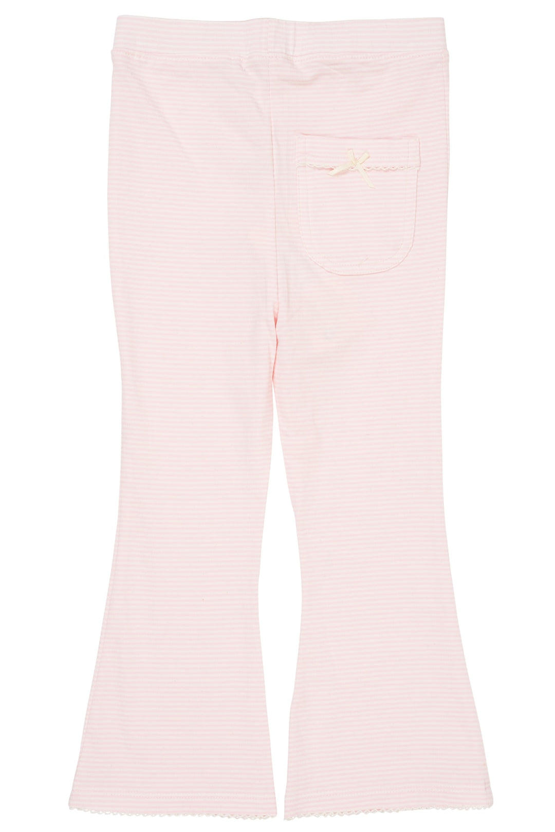 STRIPED FLARE PANT - BALLERINA/CREAM STRIPE