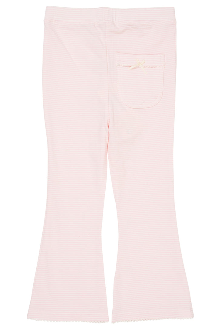 STRIPED FLARE PANT - BALLERINA/CREAM STRIPE