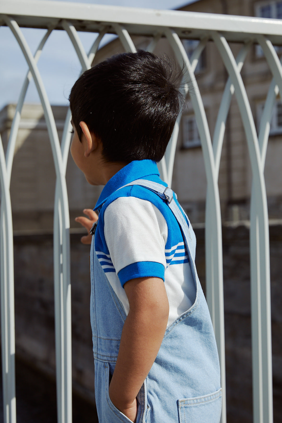 ORGANIC OVERALLS - SUPER LT BLUE INDIGO WASHED