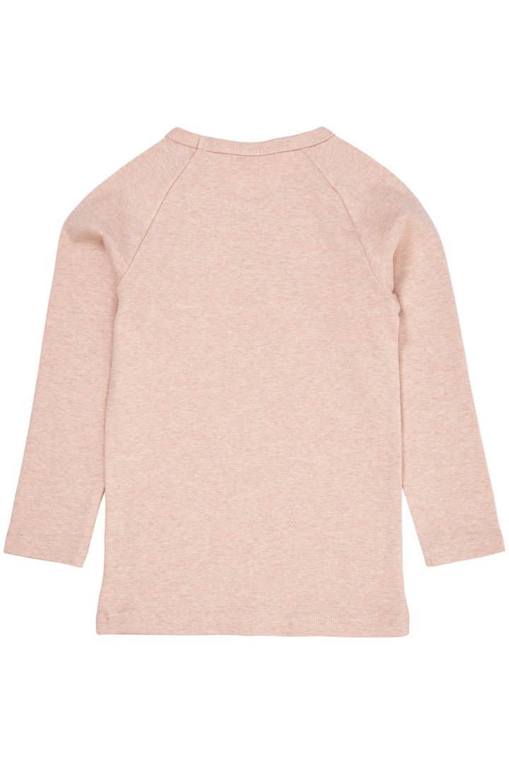 MELANGE LS T-SHIRT - OLD ROSE MELANGE
