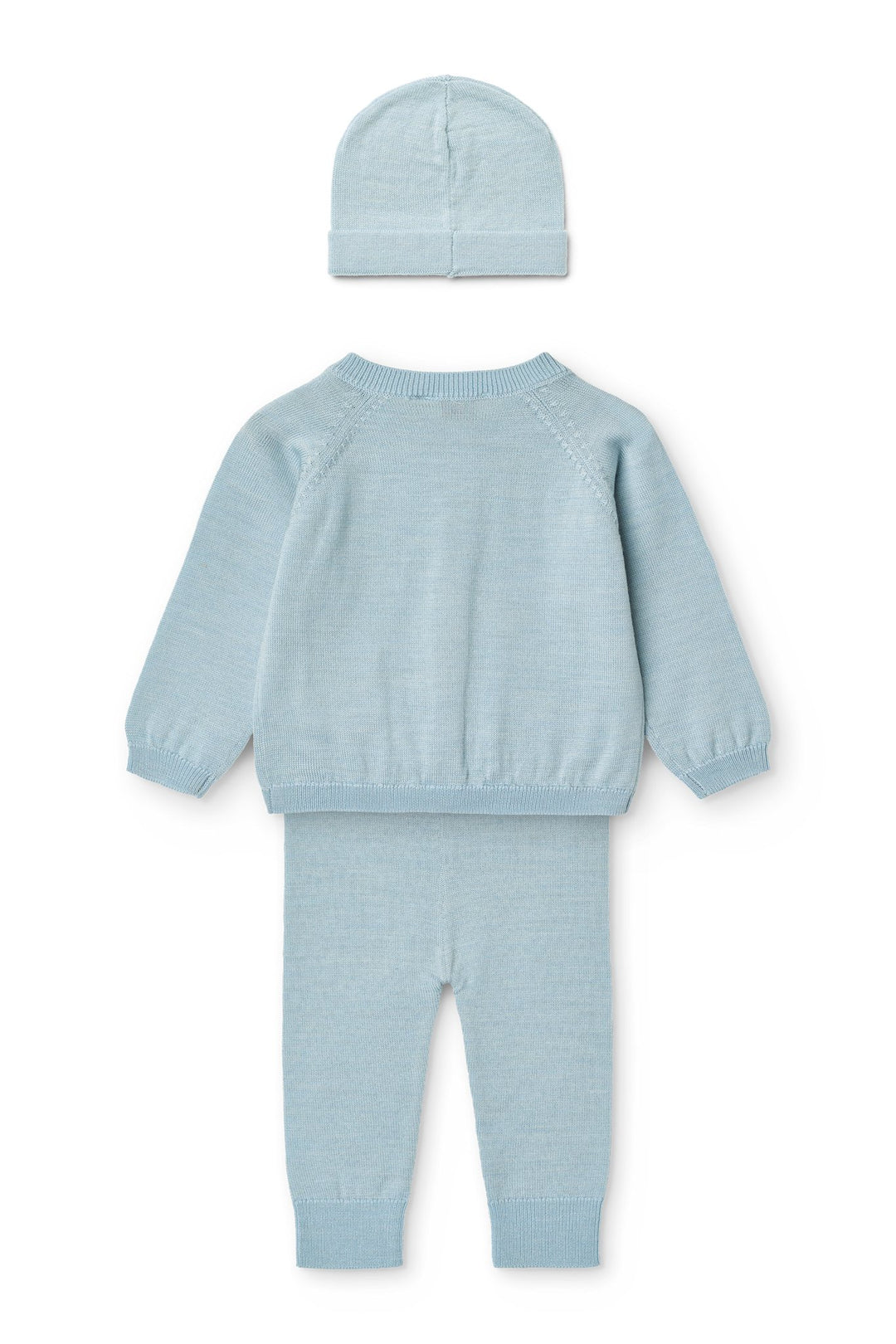 Classic Merino Baby Set - Dusty Blue
