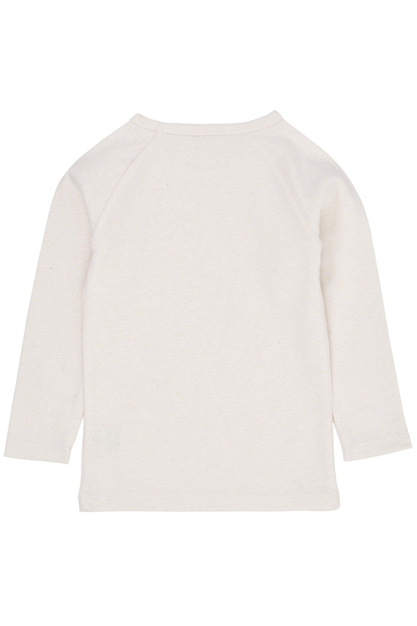 MELANGE LS T-SHIRT - CREAM MELANGE