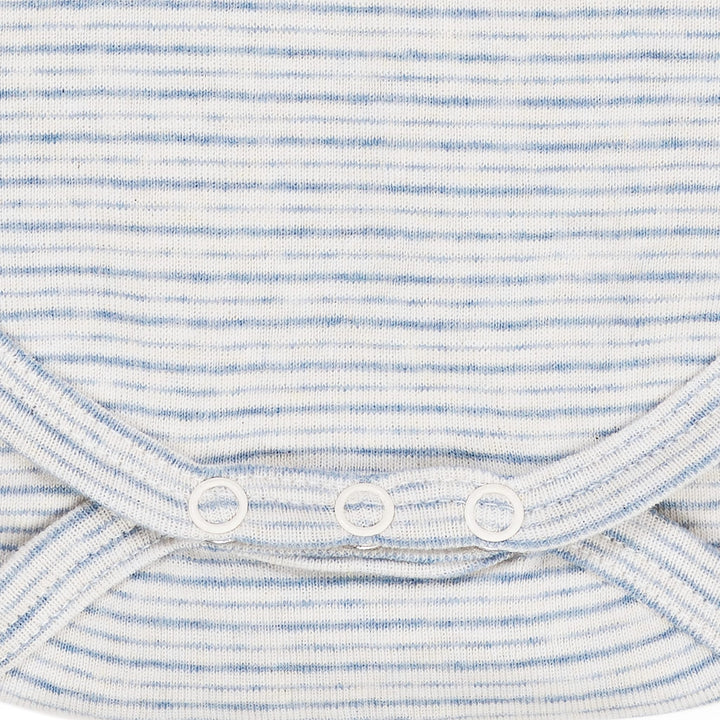 STRIPED LONG SLEEVE BODY - LT BLUE STRIPE