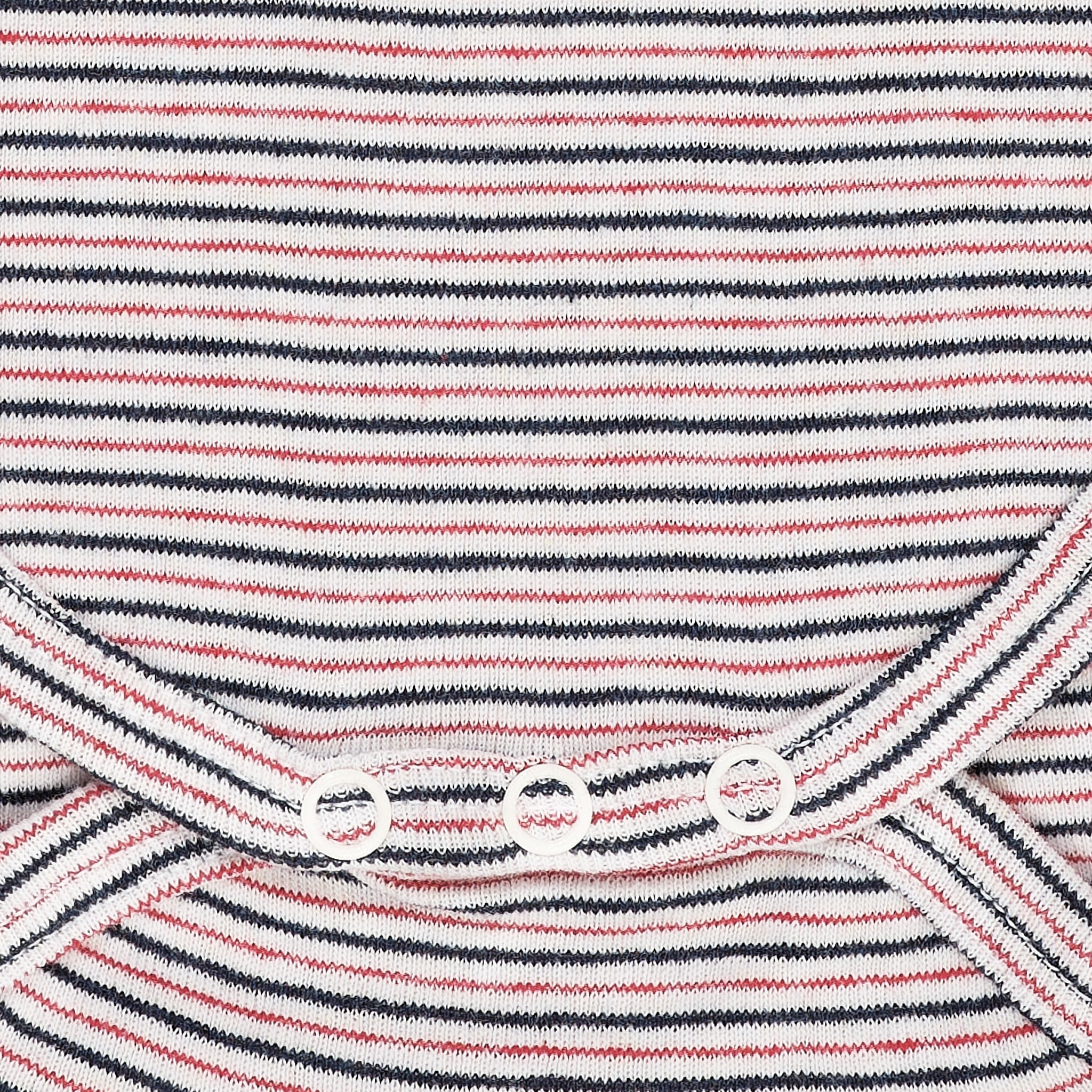 STRIPED LONG SLEEVE BODY - BLUE/RED STRIPE