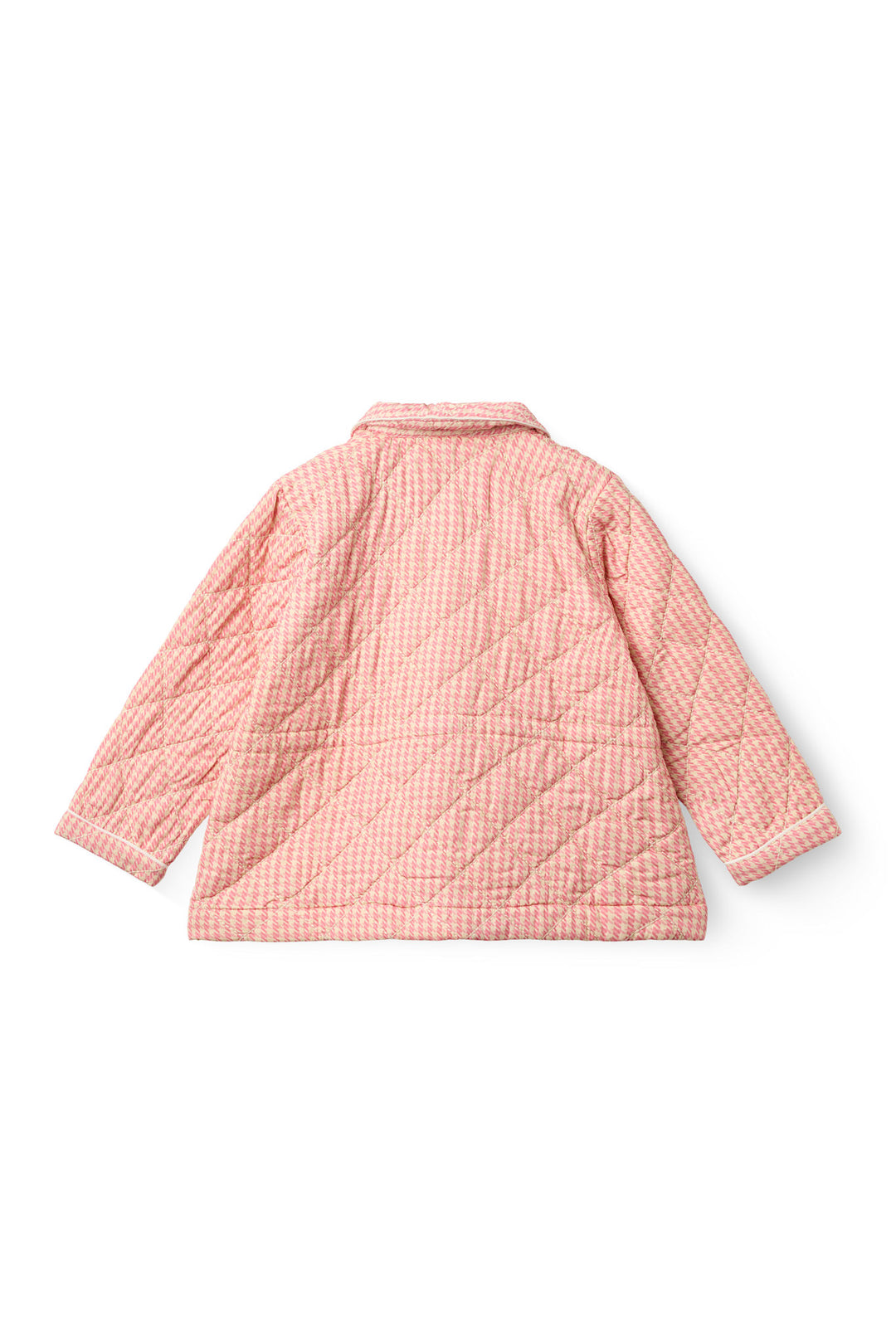 HOUNDSTOOTH QUILTED JACKET - PINK HOUNDSTOOTH MINI