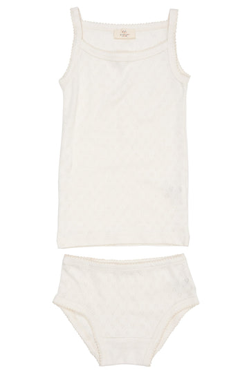 girls white 5 pk mini heart underwear