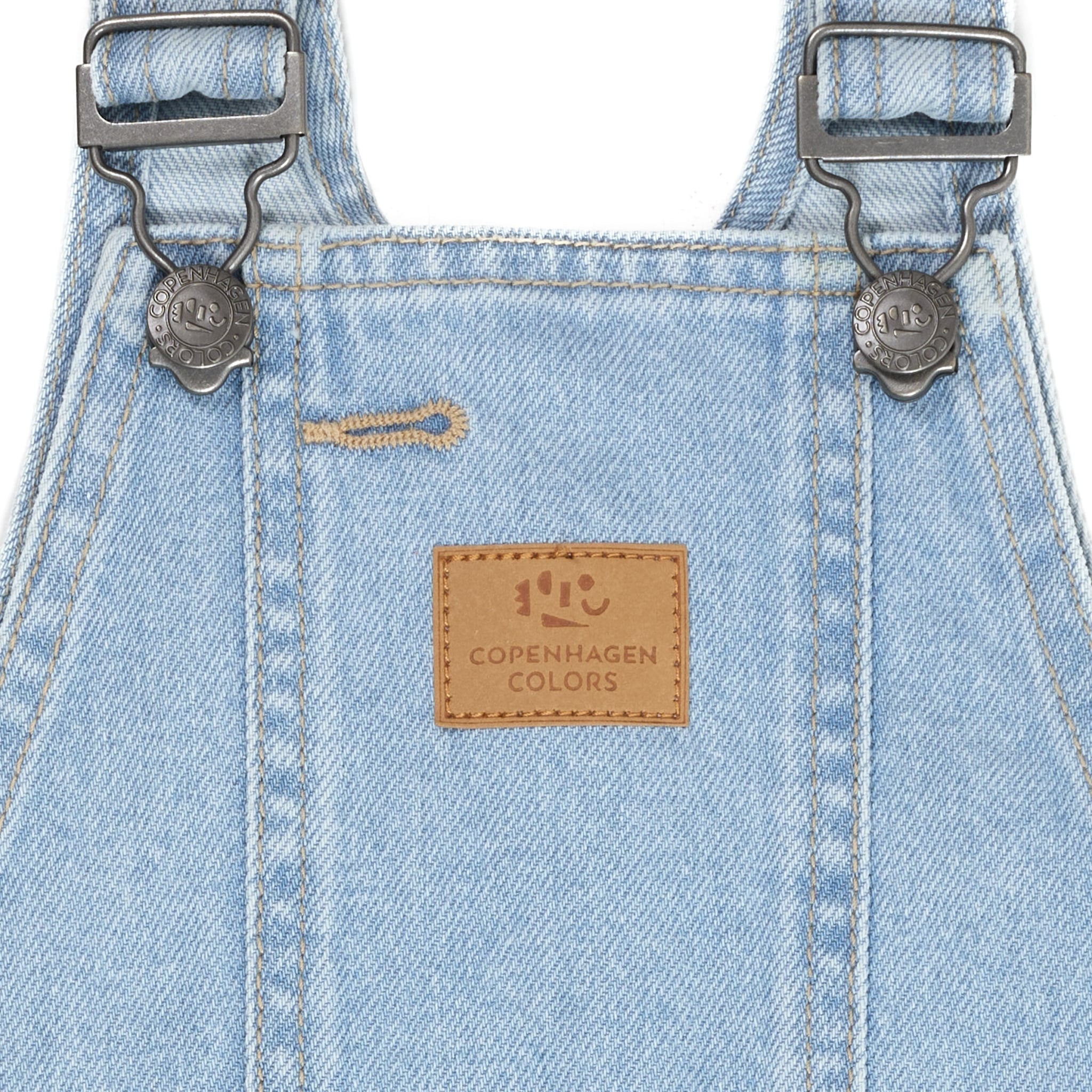 ORGANIC OVERALLS - SUPER LT BLUE INDIGO WASHED