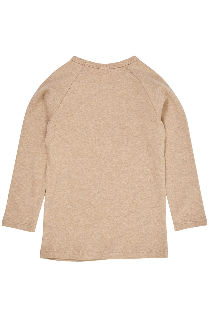 MELANGE LS T-SHIRT - BEIGE MELANGE