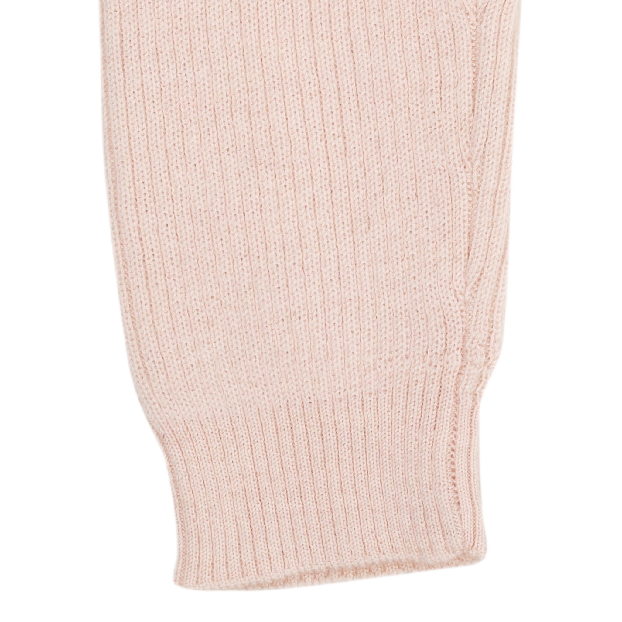 MERINO CLASSIC RIB LEGGINGS W. DRAWSTRINGS - SOFT PINK