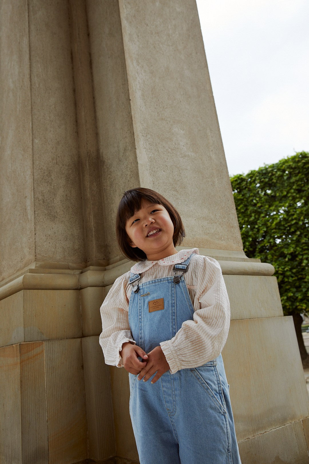 ORGANIC OVERALLS - SUPER LT BLUE INDIGO WASHED