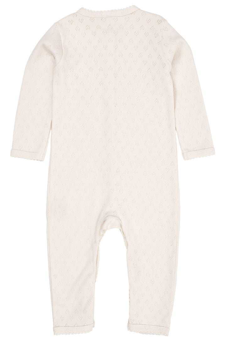 POINTELLE HEART FULL BODY - CREAM