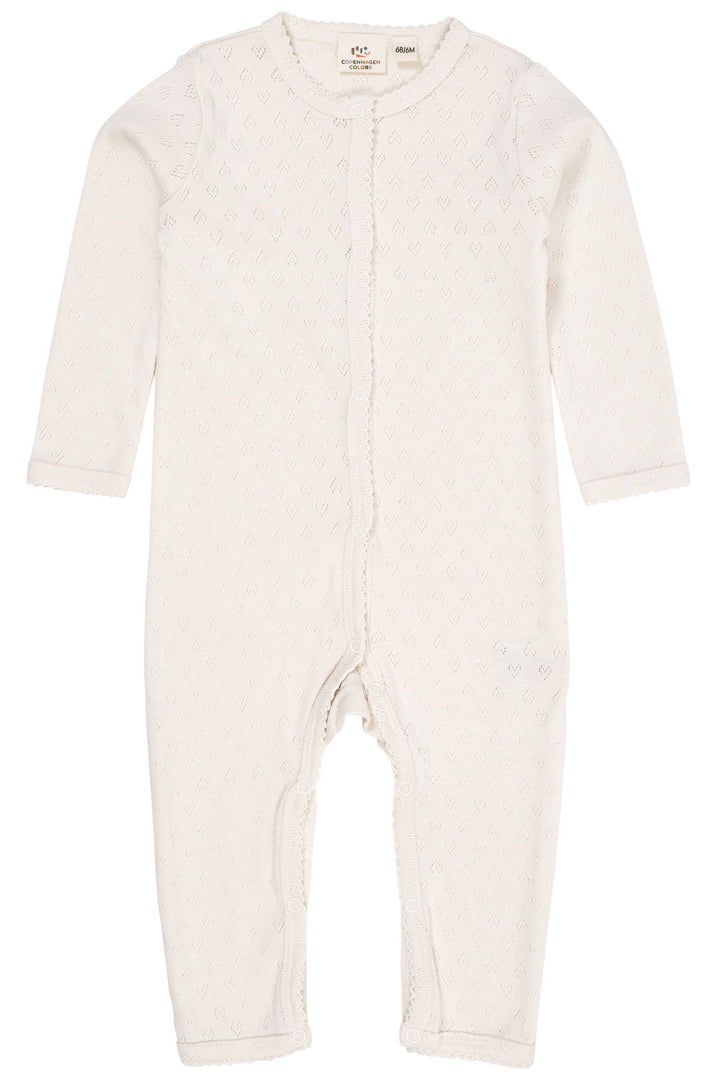 POINTELLE HEART FULL BODY - CREAM