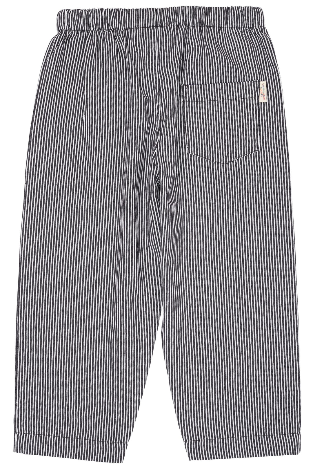 STRIPED YARNDYED PANTS - NAVY STRIPE