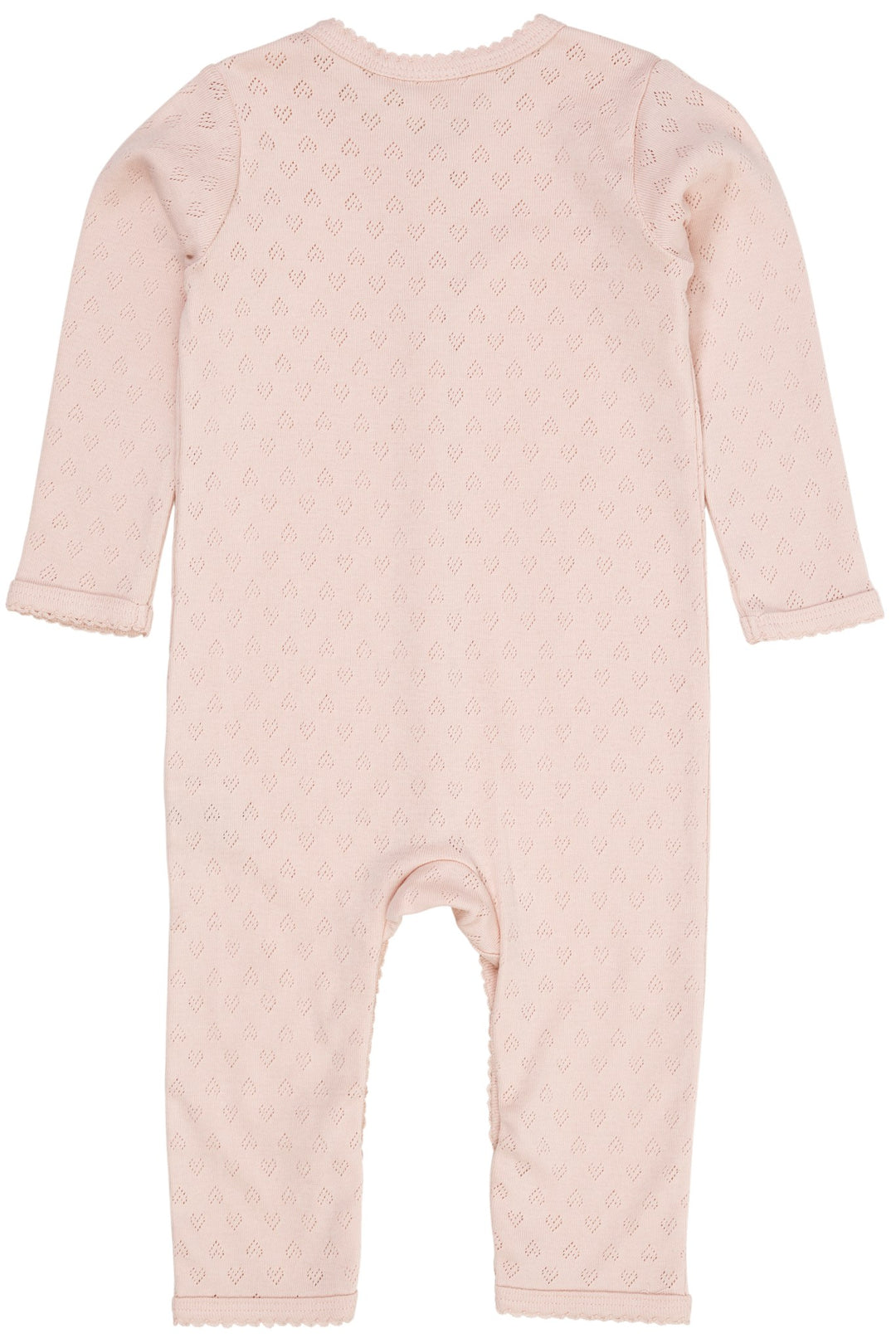 POINTELLE HEART FULL BODY - DUSTY ROSE