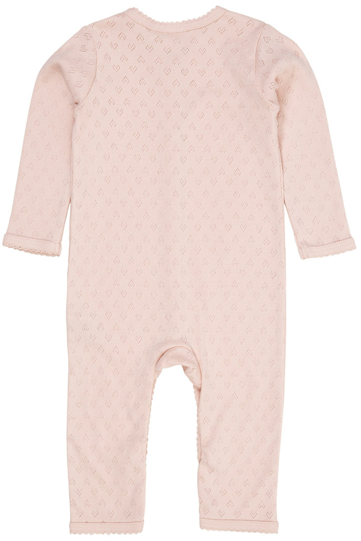 POINTELLE HEART FULL BODY - DUSTY ROSE