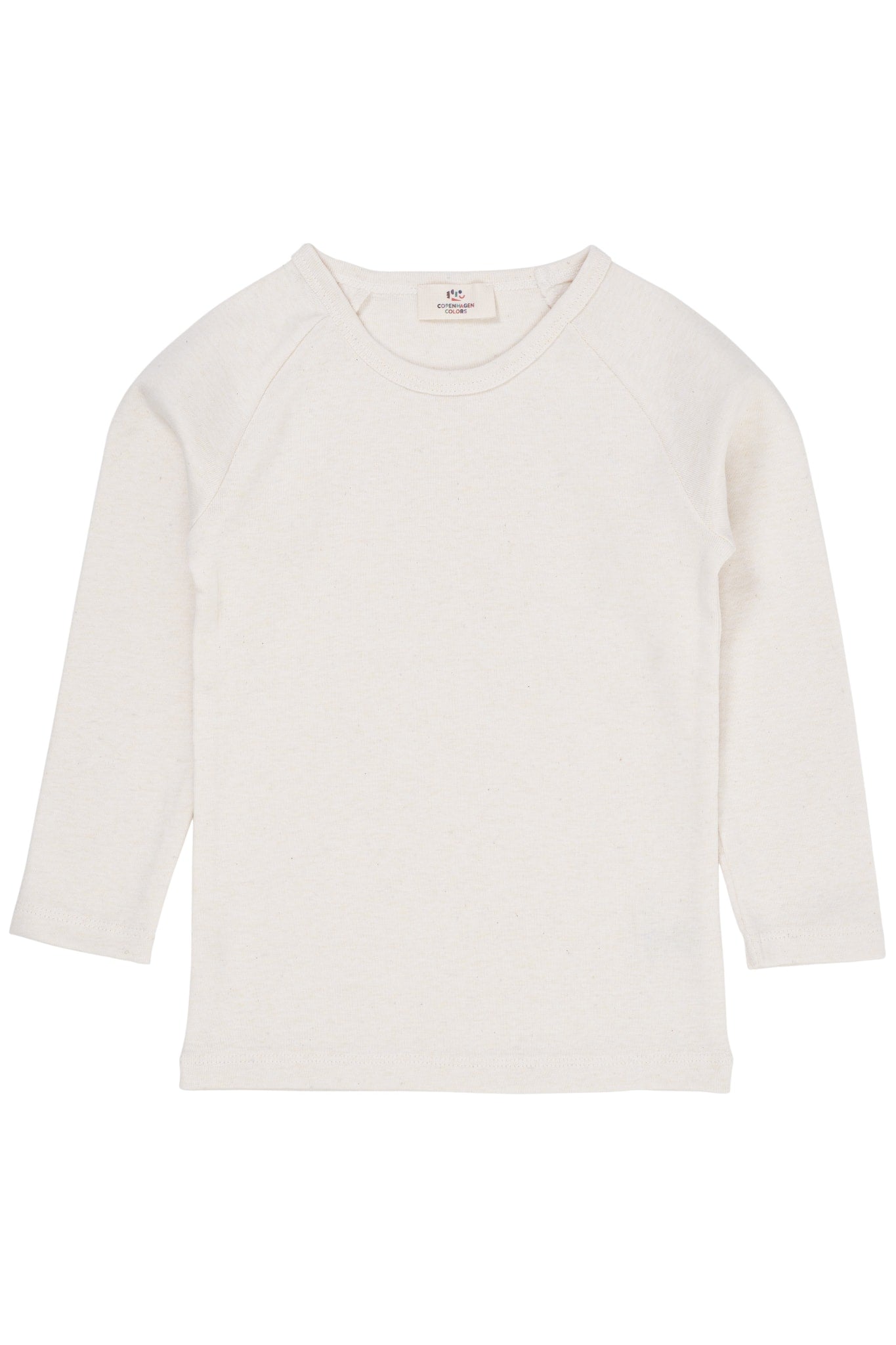 MELANGE LS T-SHIRT - CREAM MELANGE