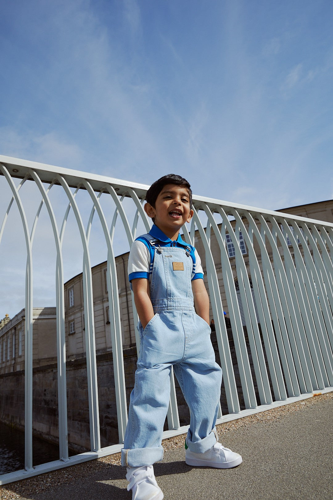 ORGANIC OVERALLS - SUPER LT BLUE INDIGO WASHED