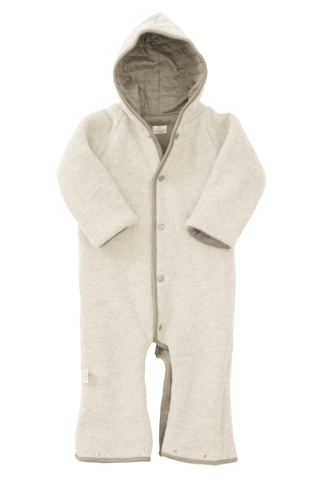 QUILTED REVERSIBLE JUMPSUIT AND SLEEPING BAG - NOUGAT