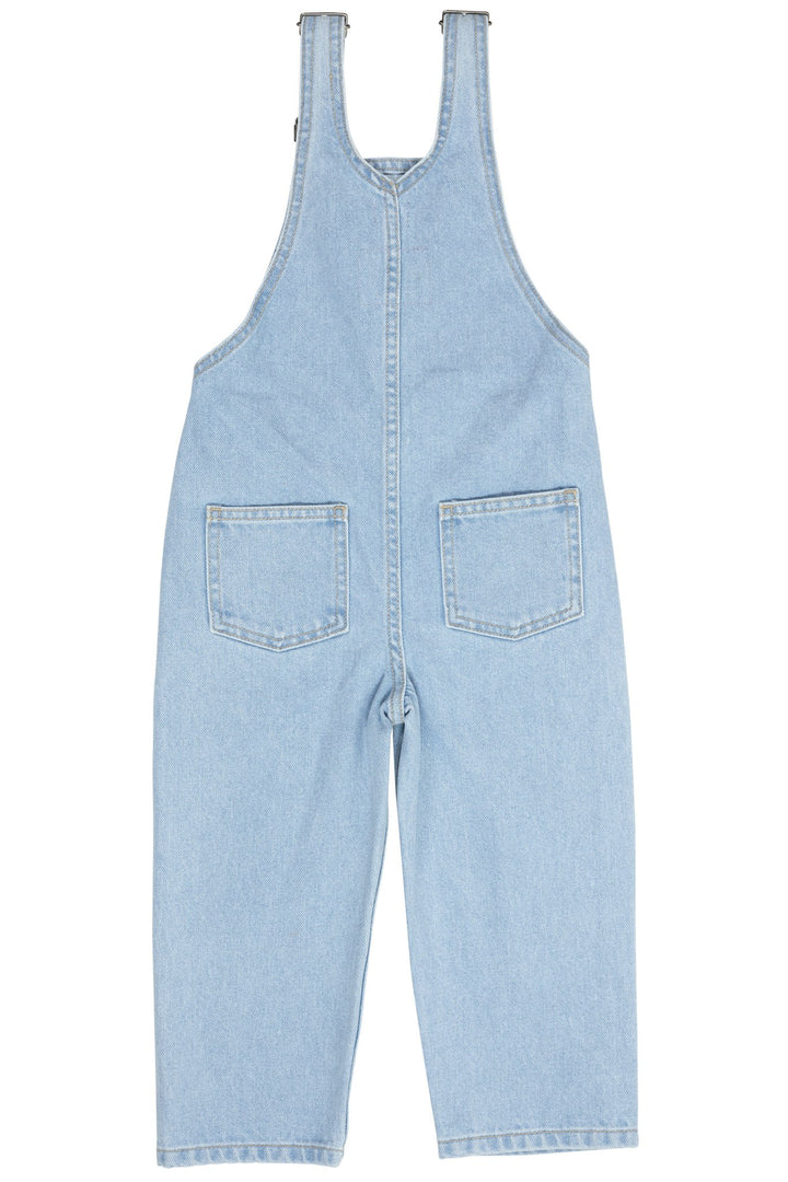 ORGANIC OVERALLS - SUPER LT BLUE INDIGO WASHED